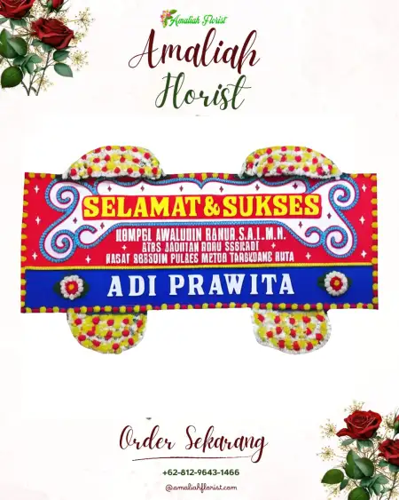 Papan Bunga Ucapan Selamat Kadilanggon